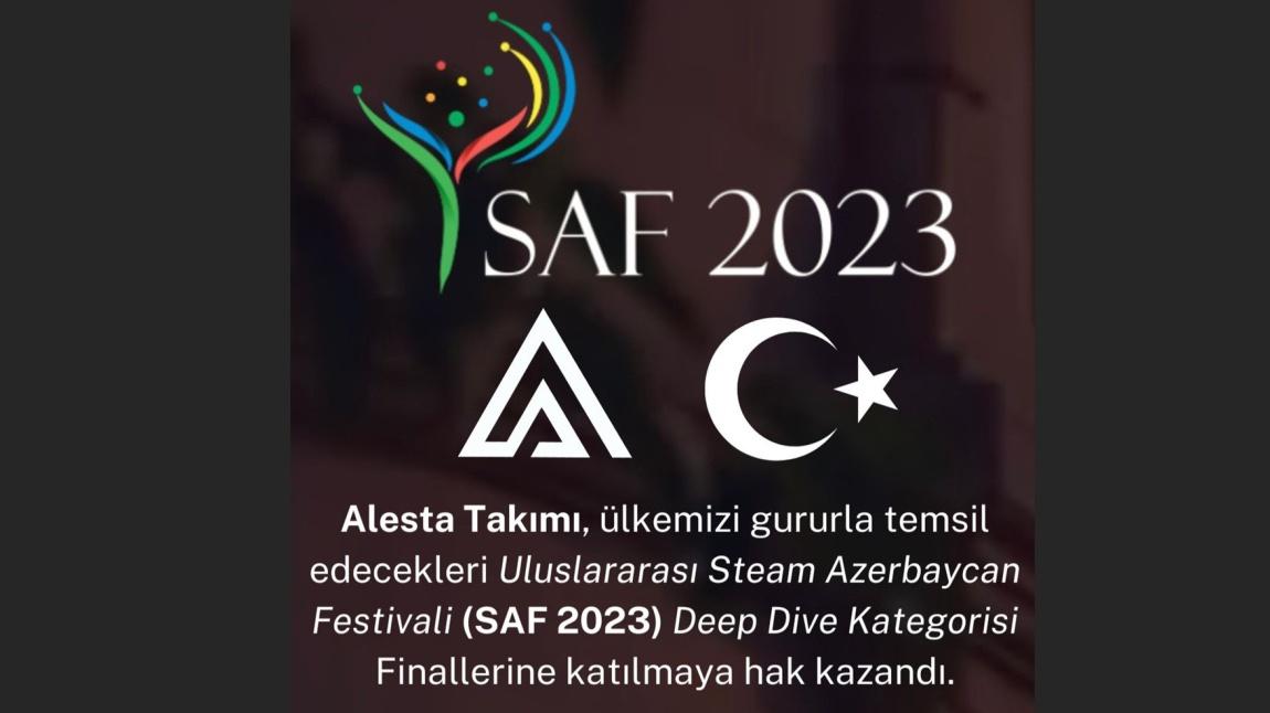 ALESTA İnsansız Su Altı Takımımız SAF (STEAM Azerbaycan Festivali) 2023  Finallerinde.
